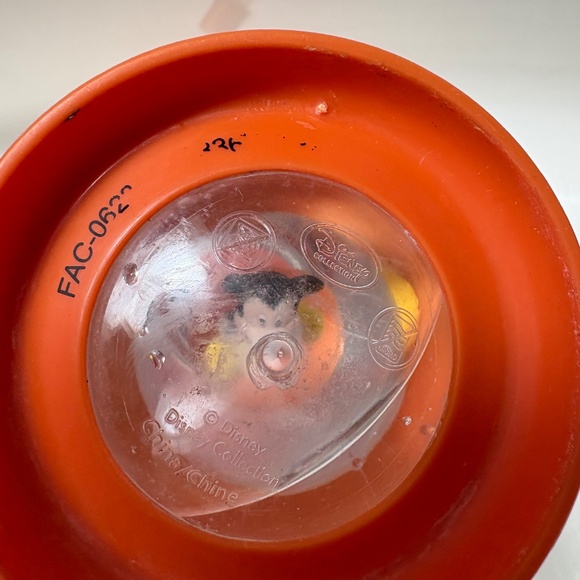 Disney Mickey orange Plastic Adventures Drinking Cup with Lid - Picture 10 of 11